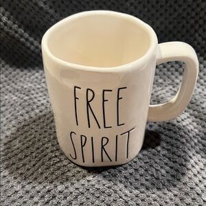 Rae Dunn Free Spirit White Mug
